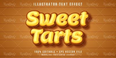 Vector text style effect
