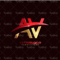 Latin alphabet vector logo