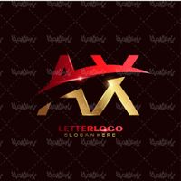 Latin alphabet vector logo