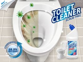 وکتور مایع تمیز کننده کاسه توالت