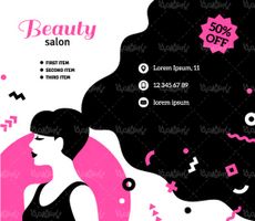 Beauty salon vector