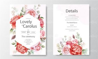 وکتور فریم گل و بوته