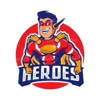 وکتور لوگو قهرمان