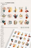 وکتور آیکن گل