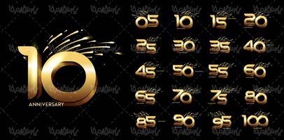 وکتور اعداد لاتین