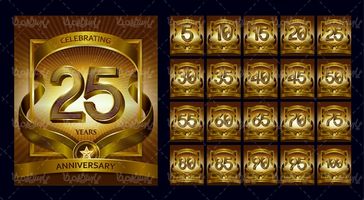 وکتور اعداد لاتین