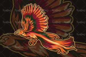 وکتور پرنده