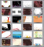 Vector background set