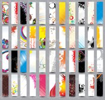 Vector background set