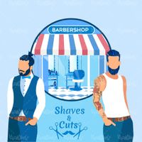 barber shope vector