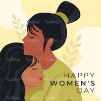 وکتور طرح روز زن
