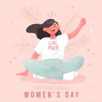 وکتور روز جهانی زن