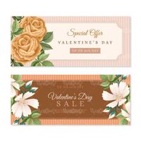 Vector Valentine Sale Plan