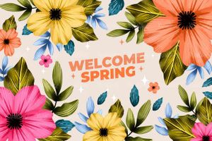 Vector floral wallpaper