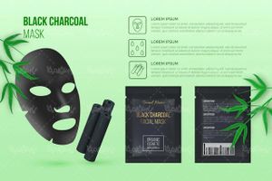 وکتور ماسک زغالی