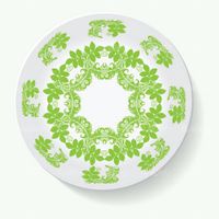 وکتور طرح روی بشقاب