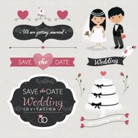 وکتور عروس داماد