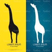 وکتور زرافه