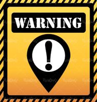 Warning sign vector