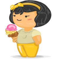 وکتور بستنی قیفی