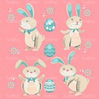 وکتور تخم مرغ رنگی