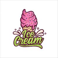 Funnel Ice Cream Vector