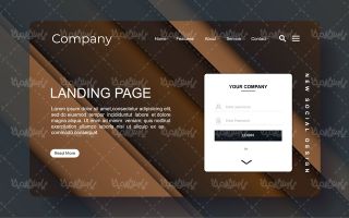 Vector website template