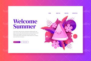 Vector website template