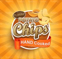 وکتور لیبل چیپس