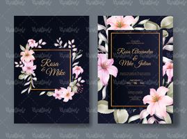 وکتور فریم گل و بوته