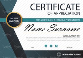 Certificate vector