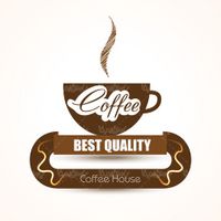 وکتور فنجان قهوه