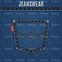 Jeans background vector