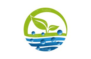 وکتور لوگو آب