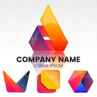 وکتور نماد سه بعدی