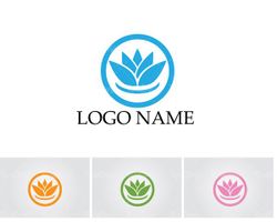 وکتور نشان گل