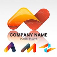 وکتور نشان سه بعدی