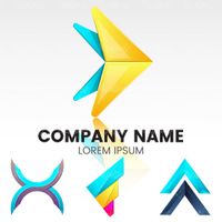 وکتور نشان سه بعدی