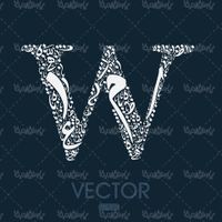 Vector Latin letters