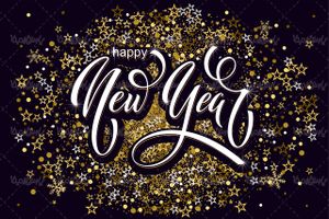 وکتور تایپوگرافی سال جدید