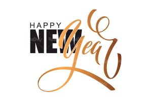وکتور تایپوگرافی سال جدید