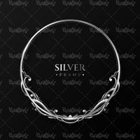 وکتور کادر نقره ای