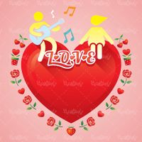 وکتور روز عشق