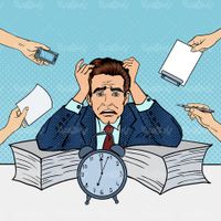 وکتور کار زیاد