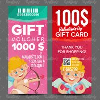 وکتور برچسب ولنتاین