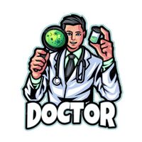 وکتور لوگو پزشک