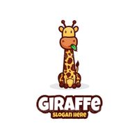 وکتور لوگو زرافه