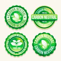 وکتور لیبل سبز