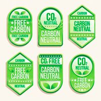 وکتور لیبل سبز