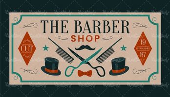 barber shop vector